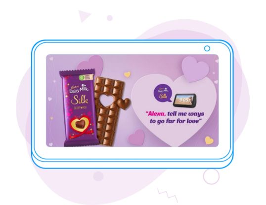 We helped cadbury to make and alexa skill to connect to its clients in an innovative way.