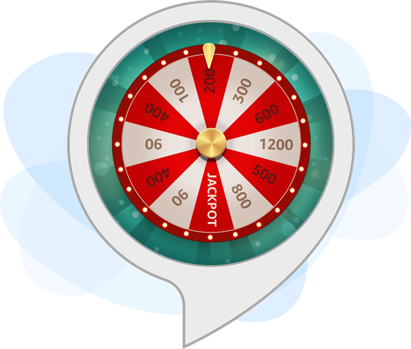 Alexa skill development company Boltd's spin the wheel image.